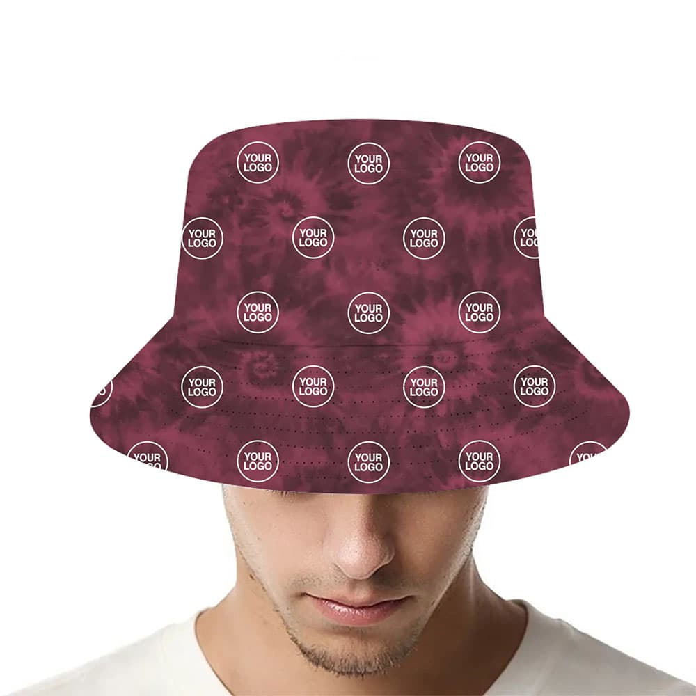 Personalized Brand Tie Dye Bucket Hat2