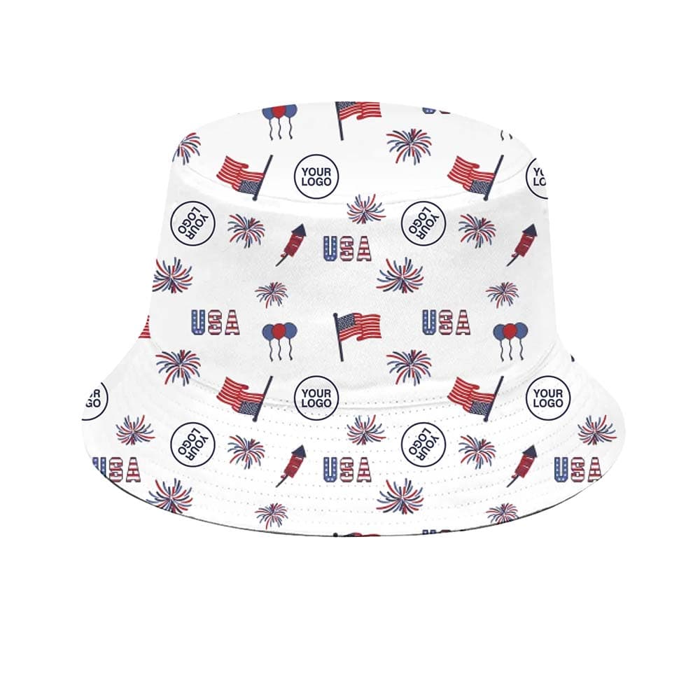 Red White Blue Company Party Bucket Hat
