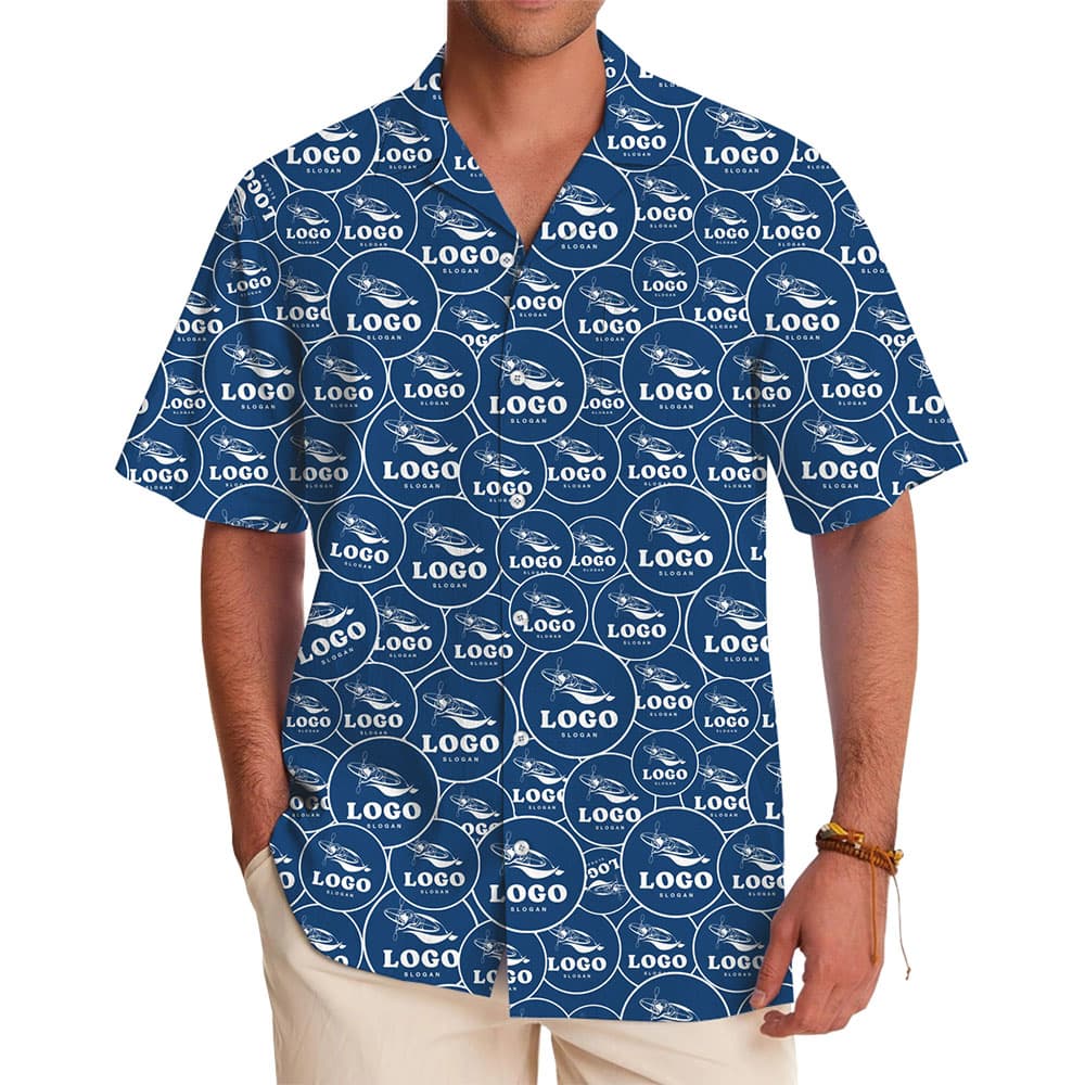 School or Organization Logo All Over Print Hawaiian Shirt1