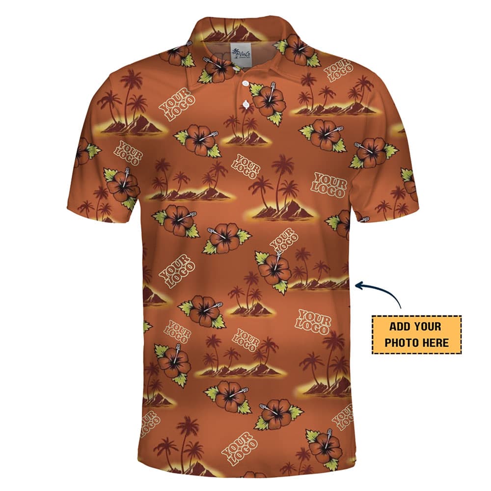 Branded Tropical Polo Shirt Stylish and Comfortable for Events