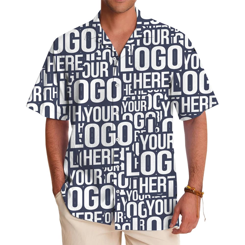 Custom All Over Print Button Up Shirts With Preview No Minimum