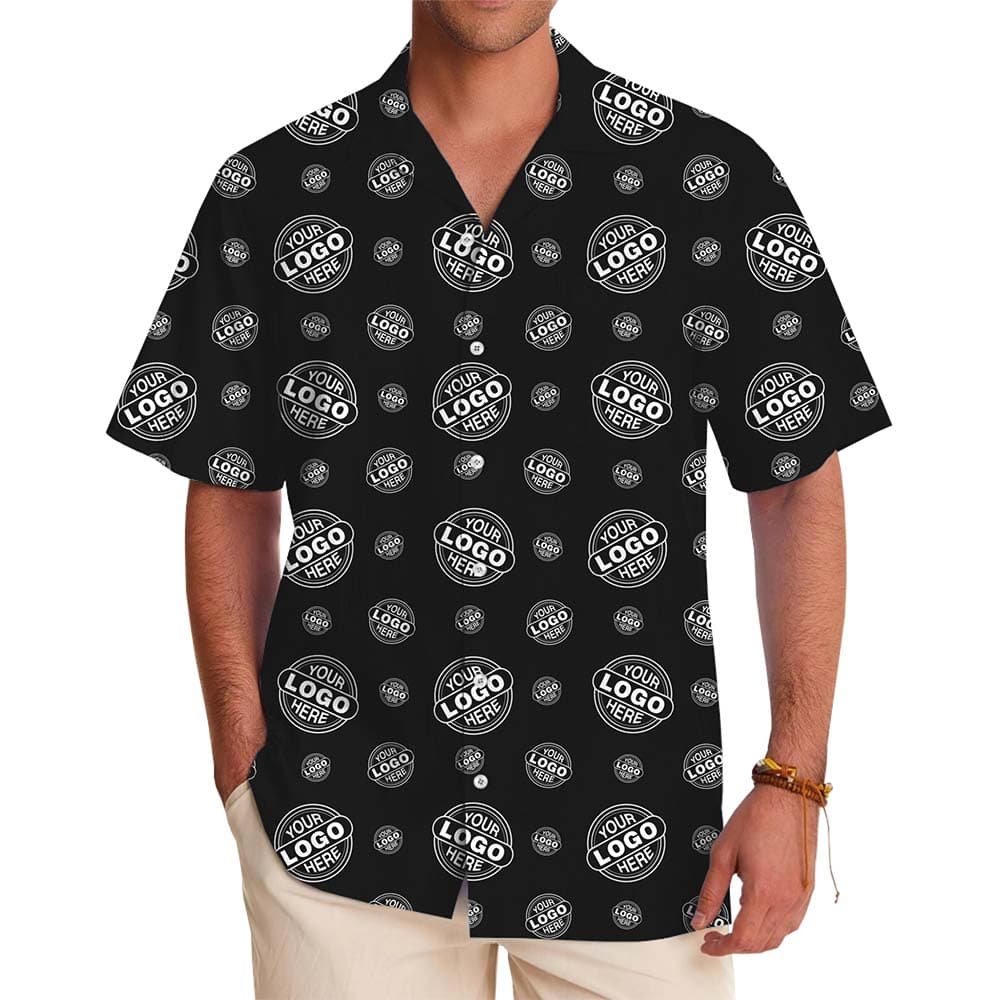 Custom Color And Logo Button Up Shirt With Preview