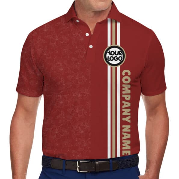 Custom Logo And Company Name Polo Shirt