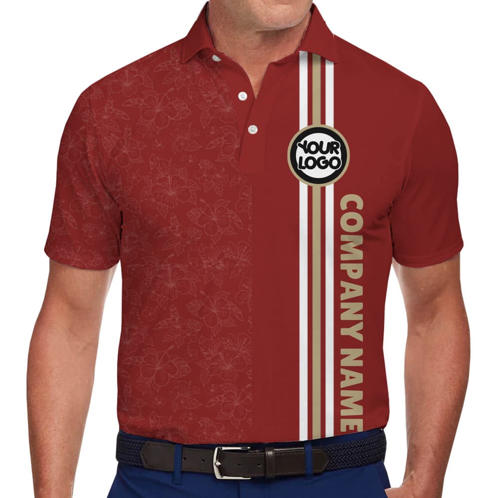 Custom Logo And Company Name Polo Shirt