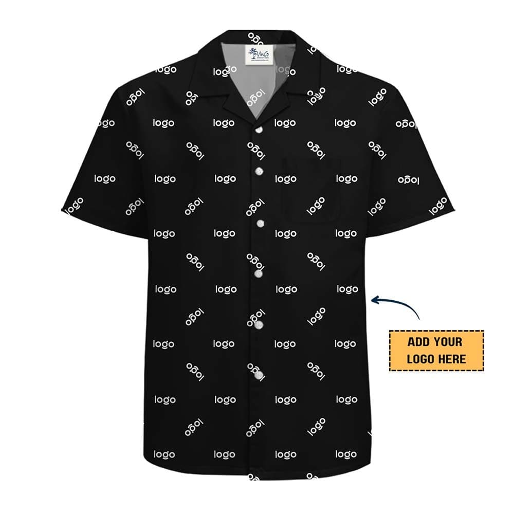 Custom Logo Button Up Shirt With Preview No Minimum