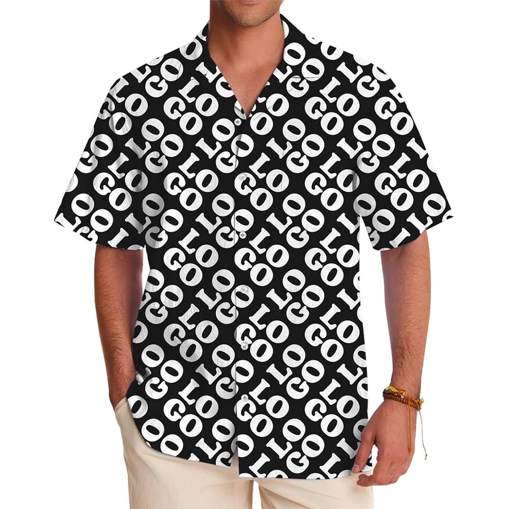 Custom Logo and Color Hawaiian Shirt All Sizes