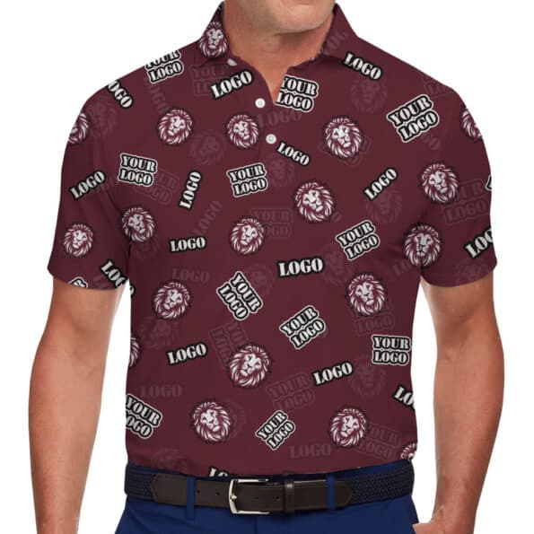 Custom Multiple Logos Polo Shirt