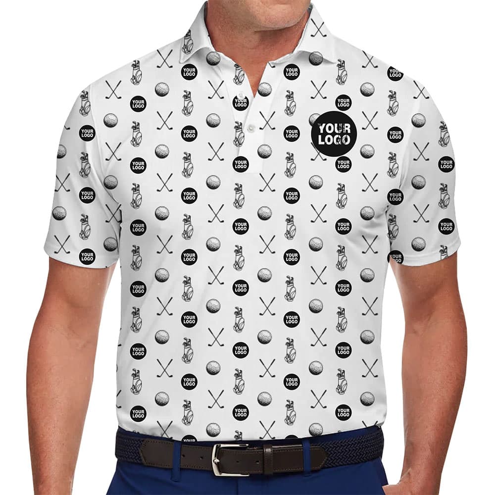 Customize Modern Golf Polo Shirt With Company Logo 2