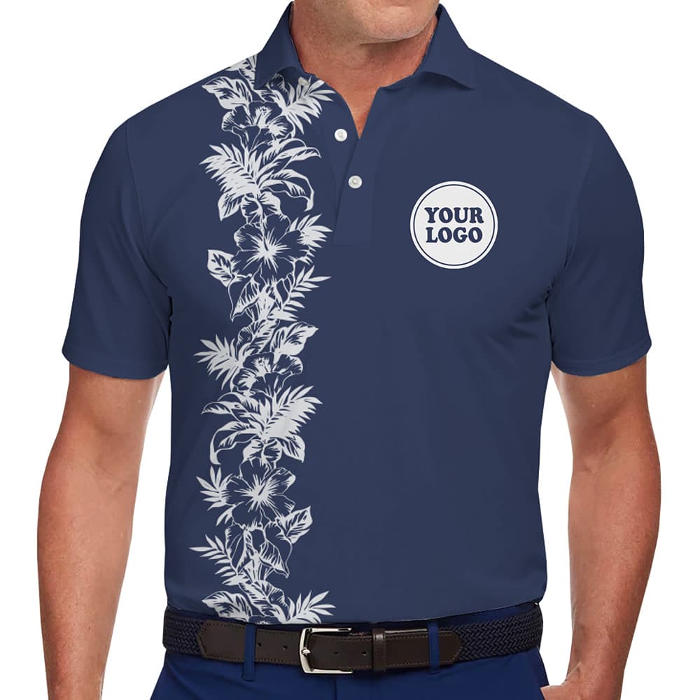 Island Classic Custom Logo Golf Polo Shirt22