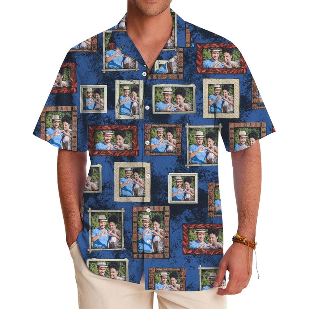 Men in Shirts With Pictures Printed On Them Including Instant Preview
