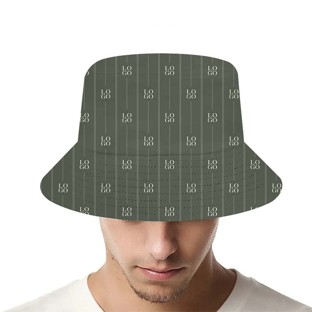 Timeless Strip Bucket Hat With Your Logo