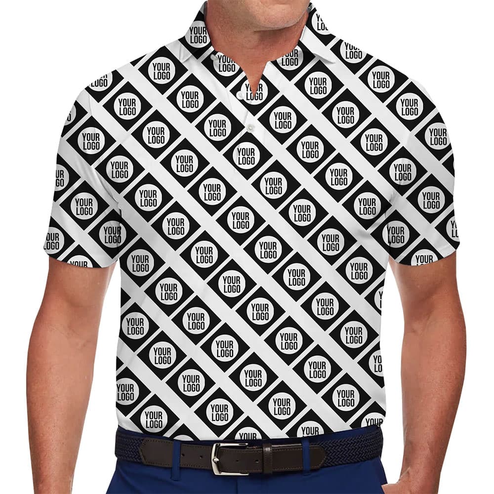 Custom Corporate Logo Polo Shirt with Minimal Design 1
