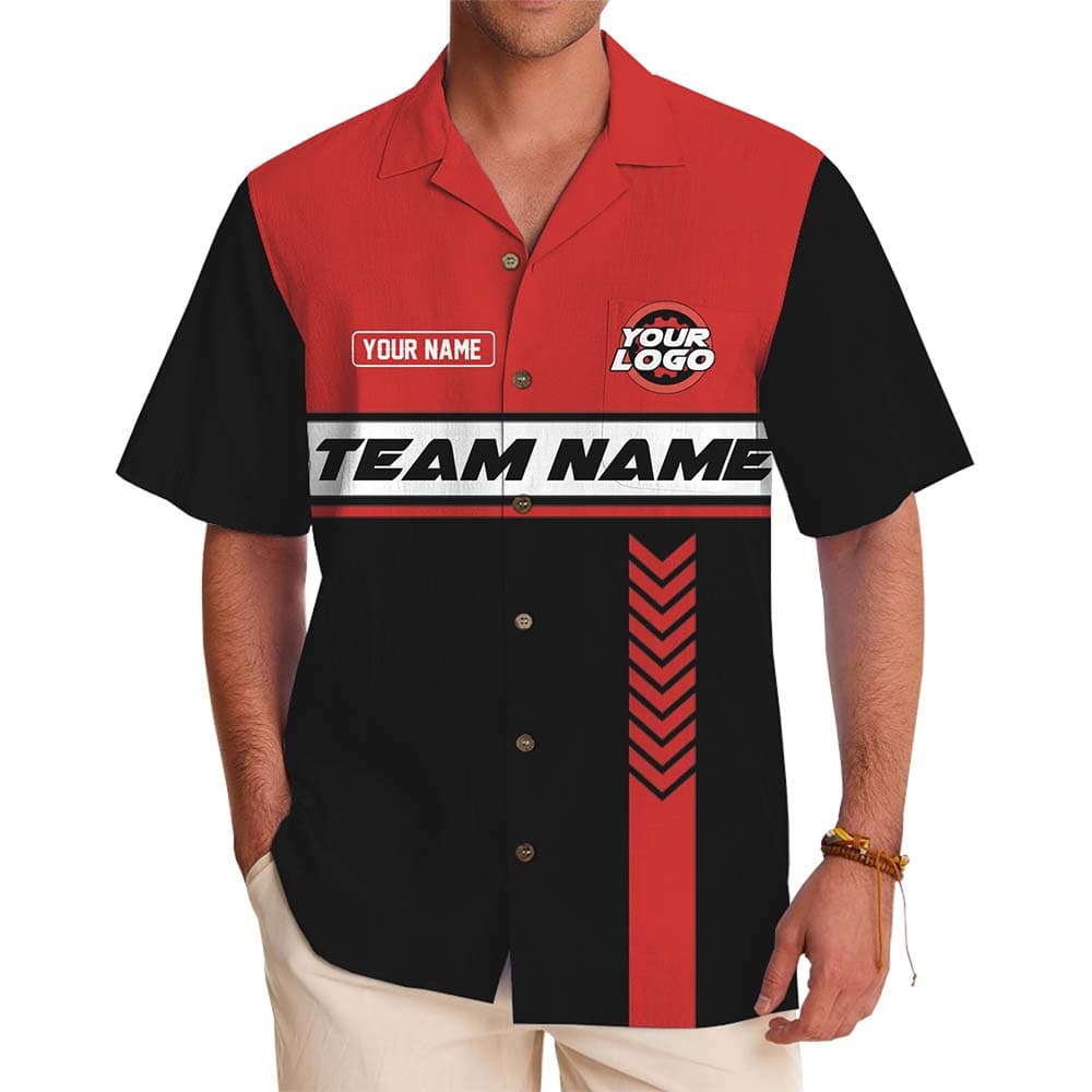 Custom Logo And Name Racing Shirt