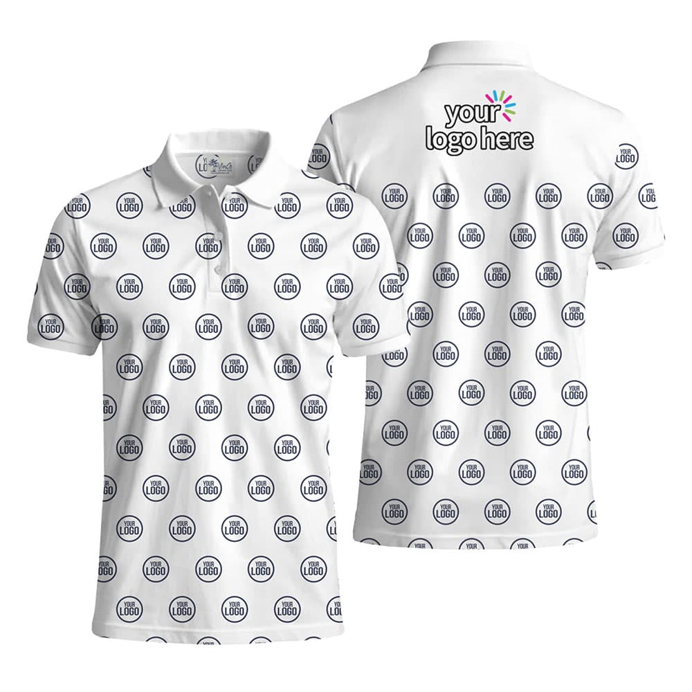 Custom Two Sides Collared Polo Shirts With Preview