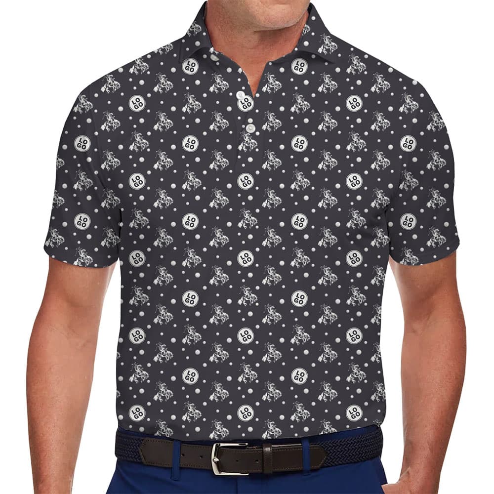 Executive Rodeo Polo Shirt With Custom Logo And Preview