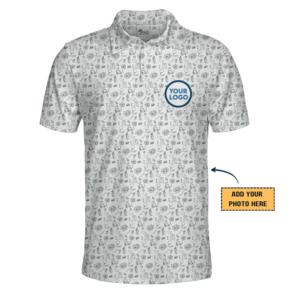 Golf Hawaiian Polo Shirt Custom Your Logo (1)