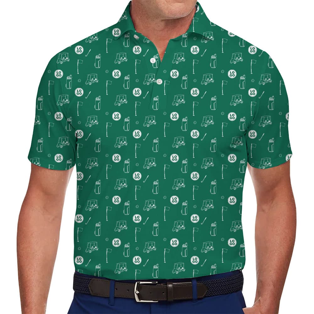 Men in Custom Logo Golf Shirts With No Minimum And Live preview