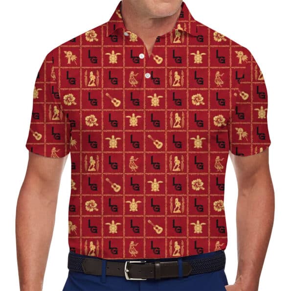 Refined Island-Style Polo Shirt with Custom Branding Possibilities 1