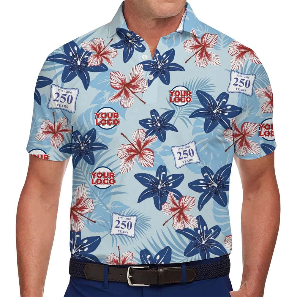 American Heritage 250th Anniversary Custom Logo Polo Shirt