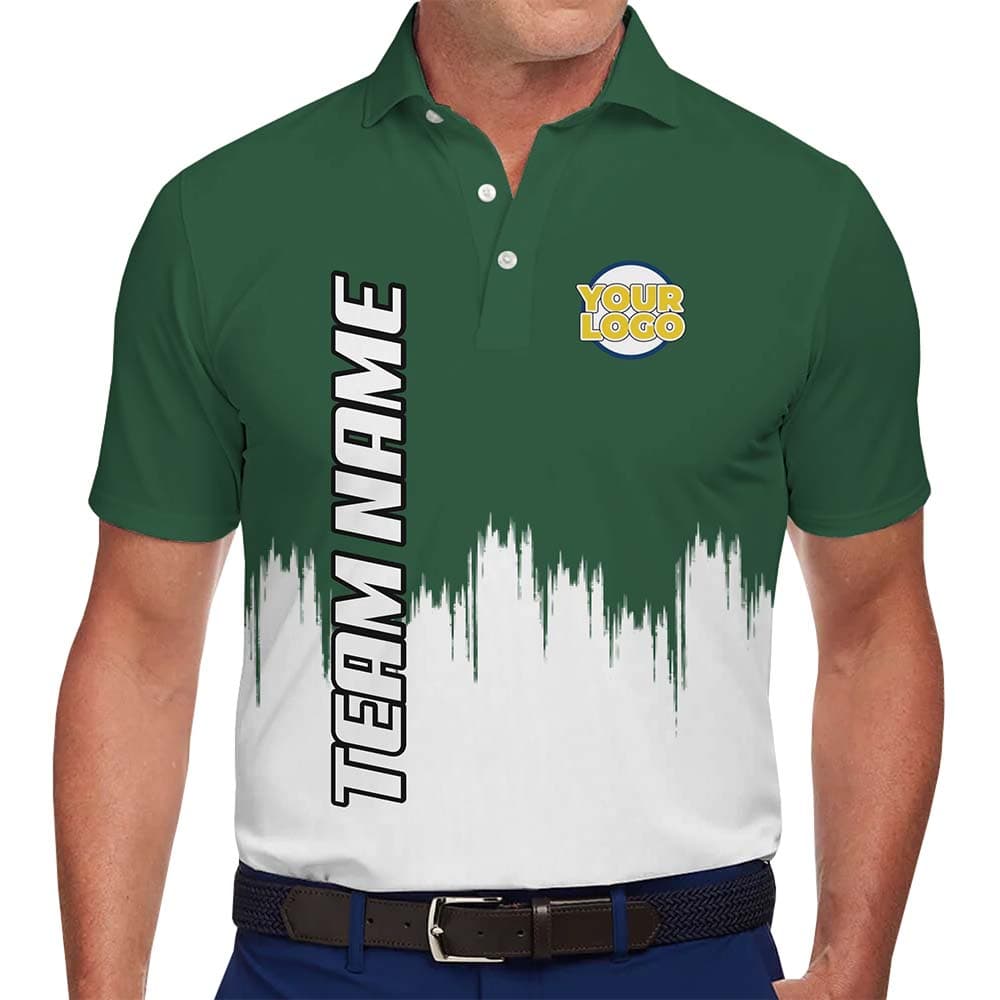 Bold Name And Logo Polo Team Shirt