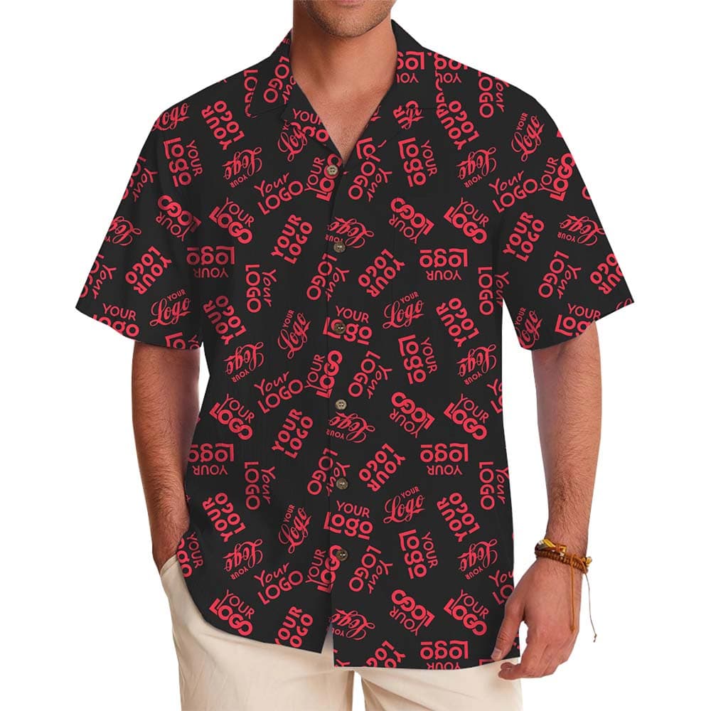 Brand Authority Custom Logo Button Up Shirt With Preview
