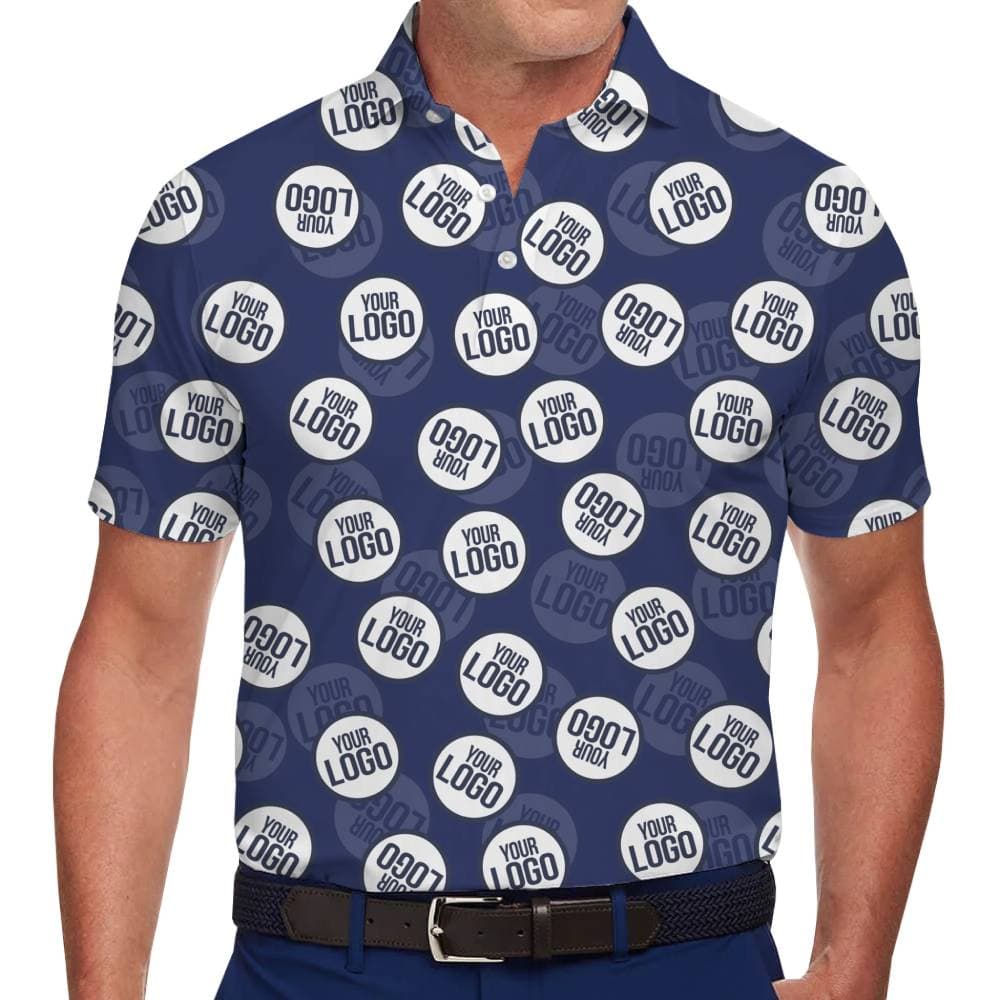 Corporate Identity Print Collared Polo Shirt
