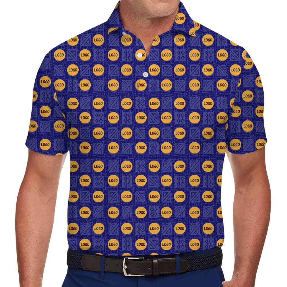 Custom Business Logo Tropical Polo with Instant Preview