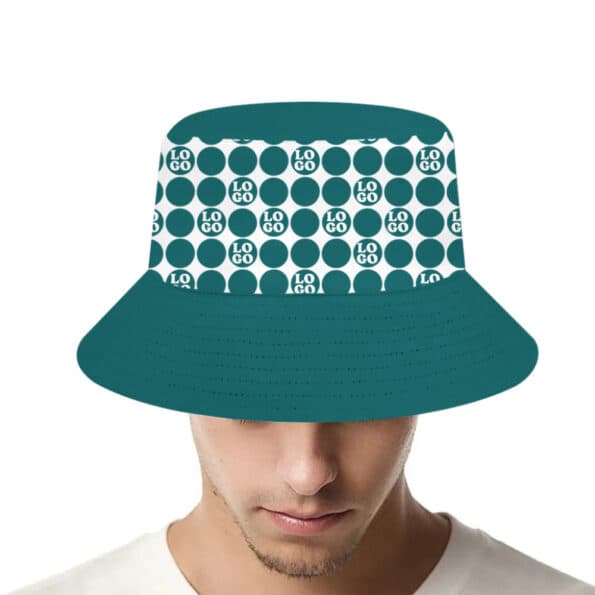 Custom Logo Geometric Circle Bucket Hats