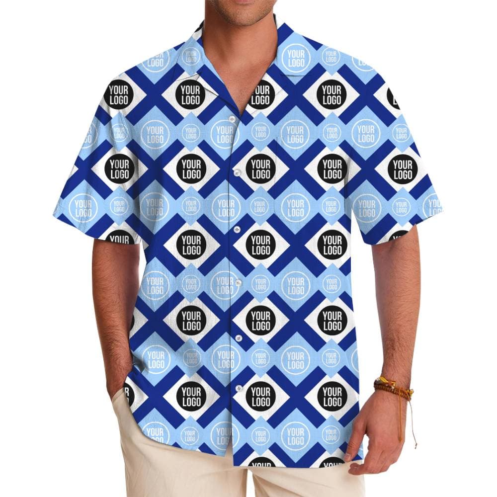 Custom Logo Hawaiian Shirt for Corporate Events 1