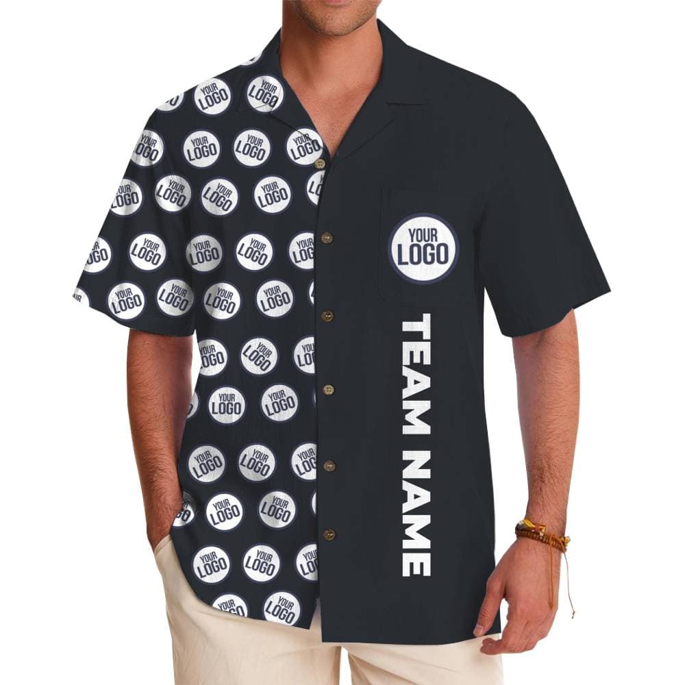 Custom Logo and Team Name Button Up Shirt No Minimum