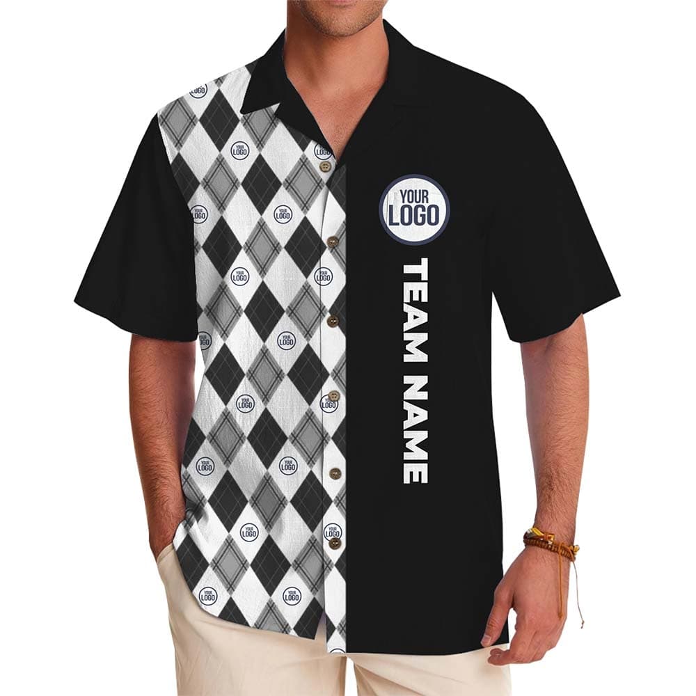Legacy Stripe Personalized Button Up Shirt With Logo And Name