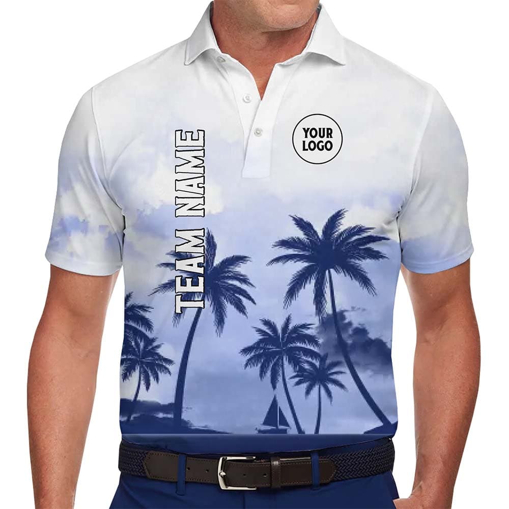 Paradise Line Personalized Brand Polo Shirt With Preview