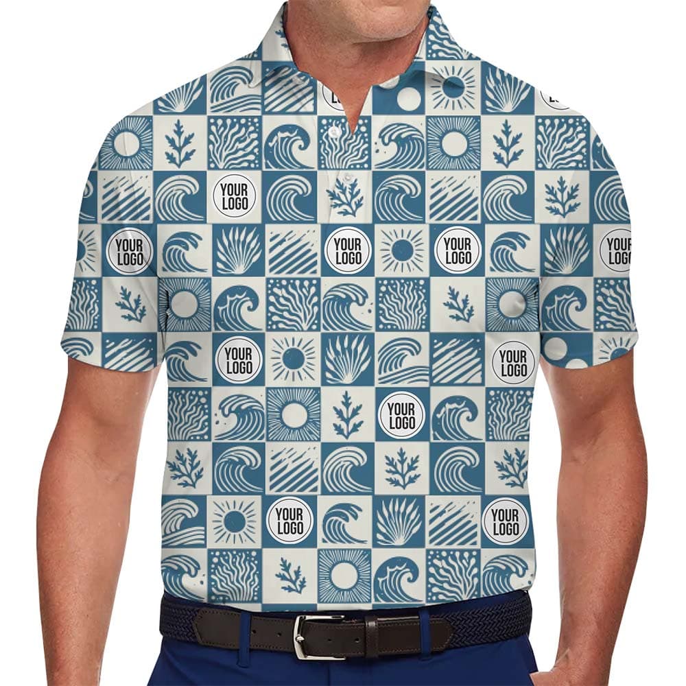 Seabreeze Custom Logo Polo Shirt With Preview