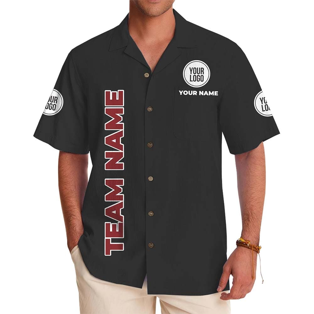 Signature Custom Name And Logo Button Up Shirt With Live Preview