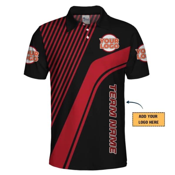 Sporty Custom Polo Shirt with Logo For Team And Group