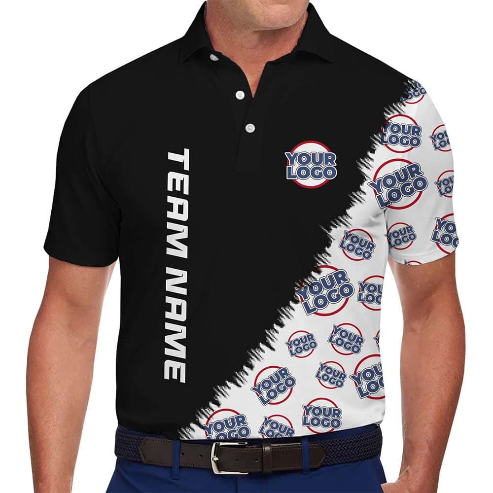 Custom Name And Logo Team Polo Shirt