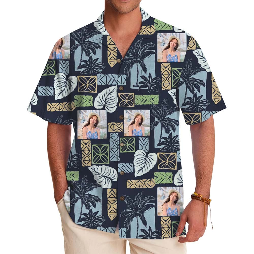 Custom Picture Island Vibe Hawaiian Shirt With Preview