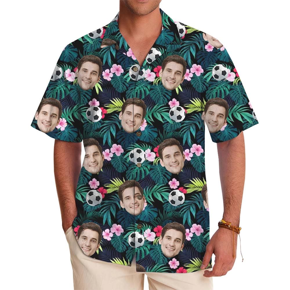 Custom Sports Team Hawaiian Shirt with Name and Number
