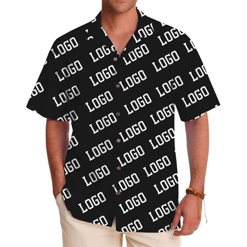 Full Print Custom Logo Branding Hawaiian Shirt