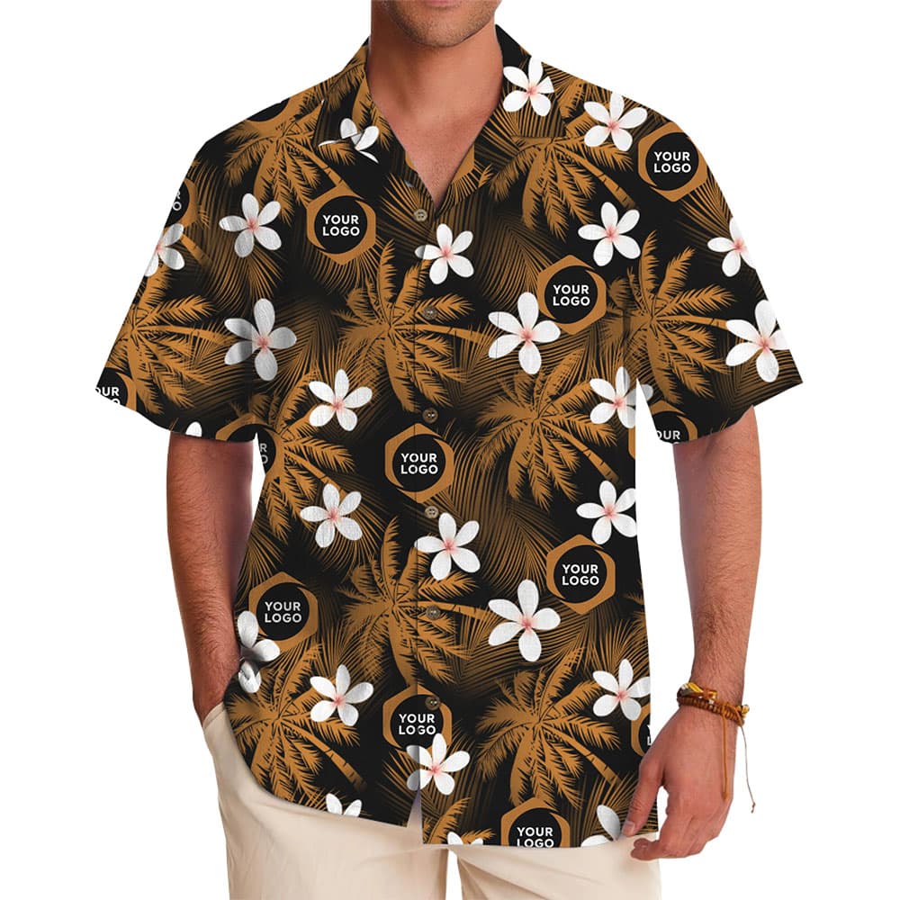 Island Bloom Custom Logo Shirt With Live Preview