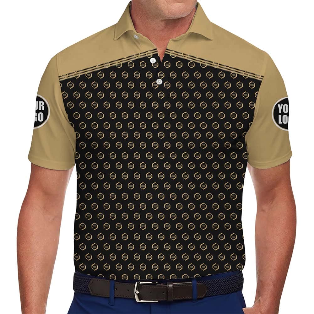 Personalized Company Logo Collared Polo Shirt With Multiple Color Options