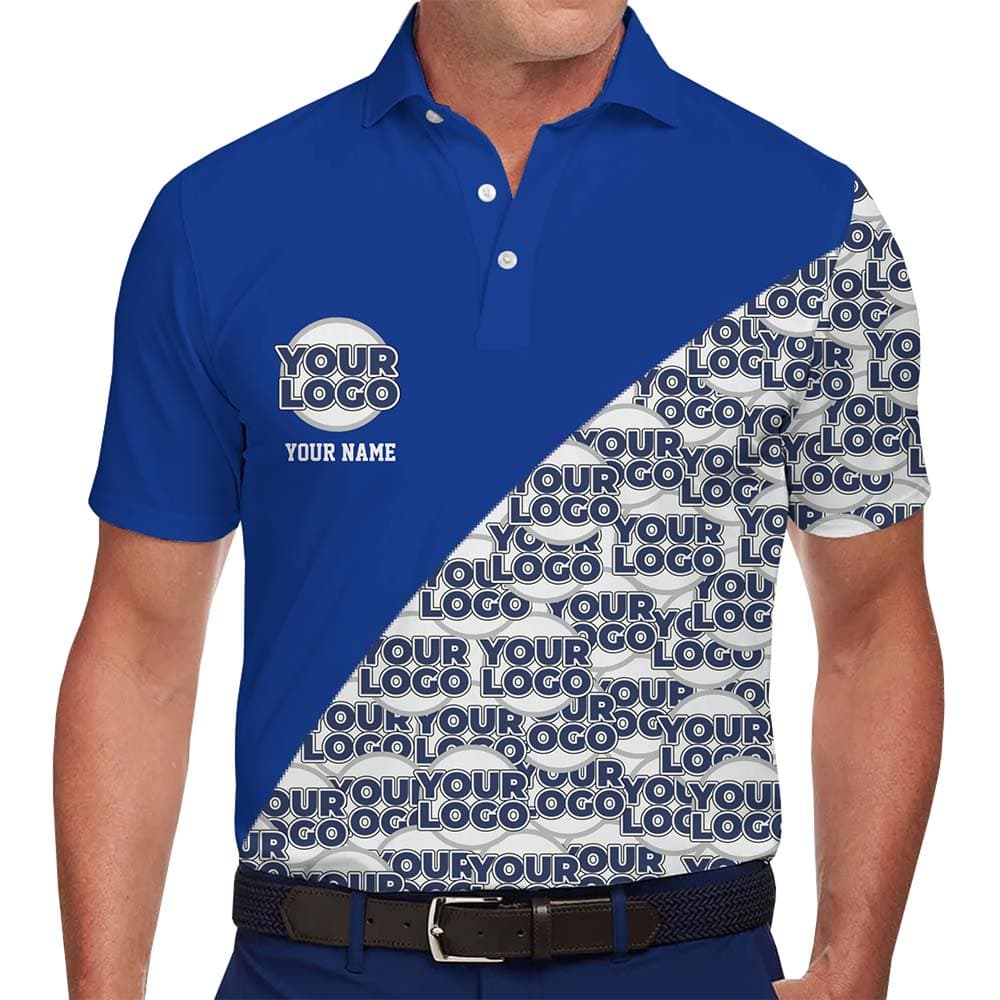 Personalized Name And Logo Team Polo Shirt With Multiple Colors