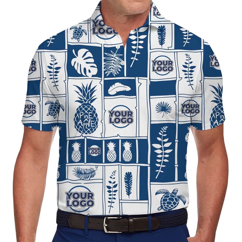 Pineapple Coast Custom Logo Collared Polo Shirts