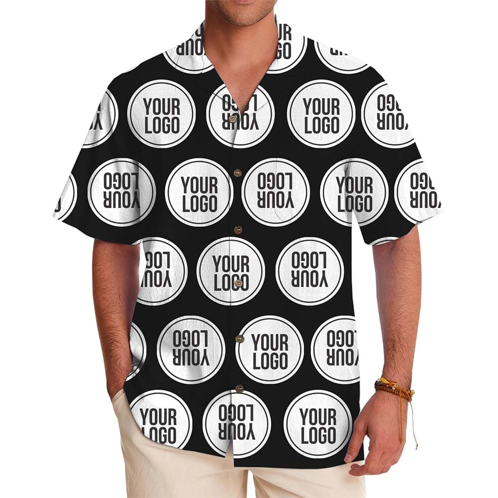 Signature Big Logo Up Down Hawaiian Shirt With Preview