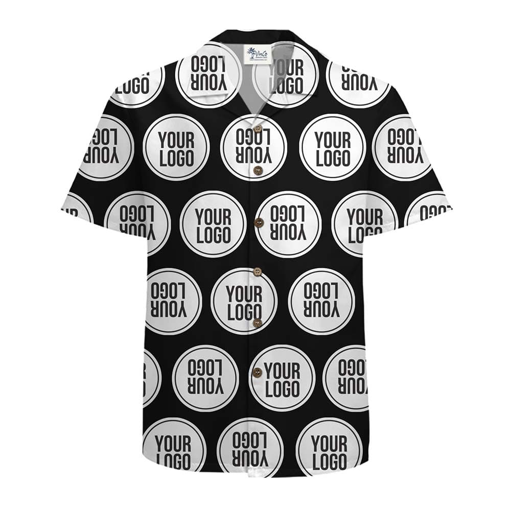 Signature Big Logo Up Down Hawaiian Shirt With Preview