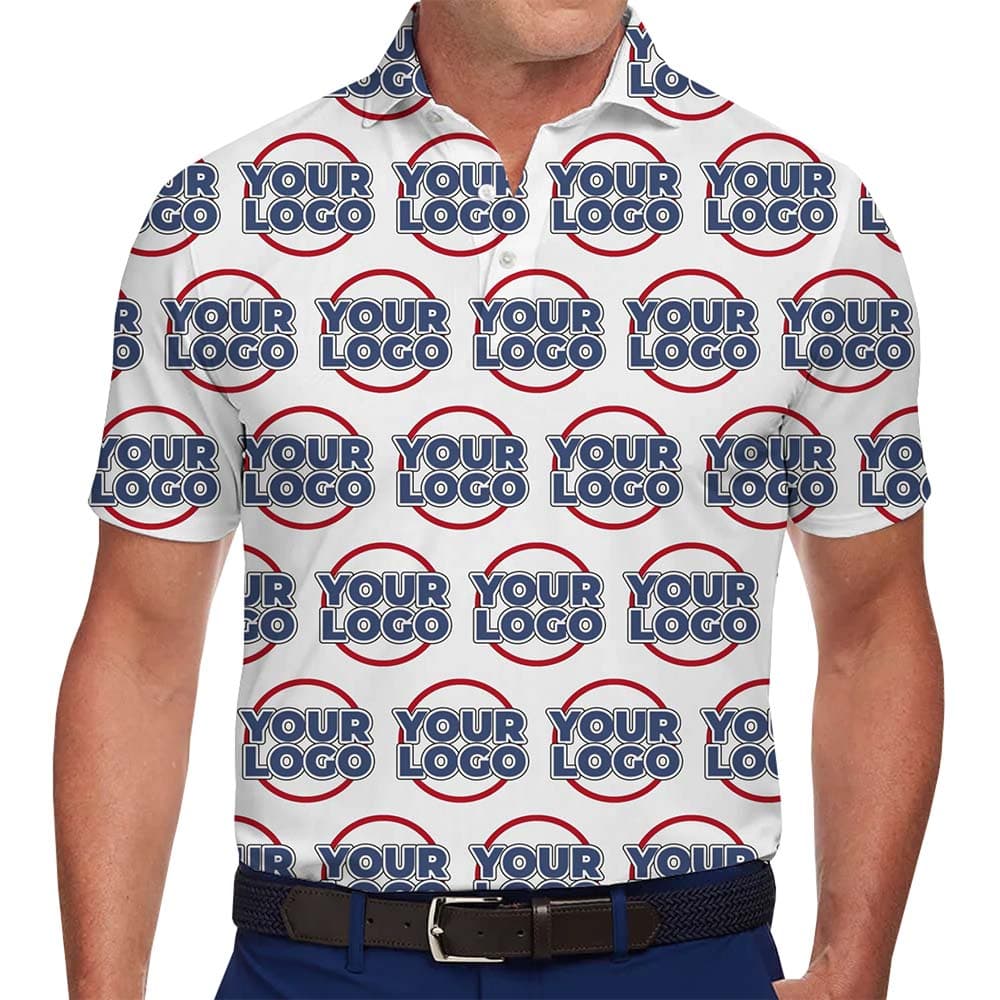 Spotlight Custom Big Logo Collared Polo Shirt