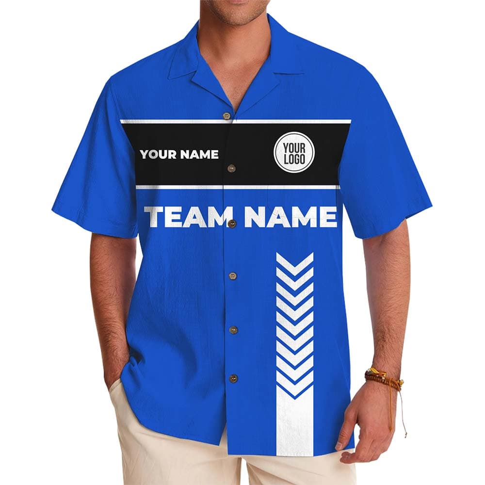 Team Pride Custom Logo and Color Button Up Shirt
