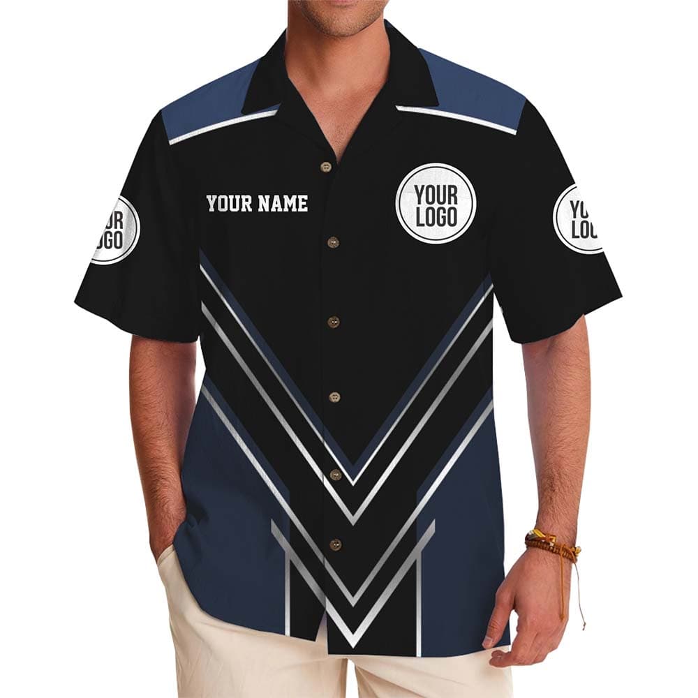 Cool Sport Team Hawaiian Shirt With Custom Logo Text