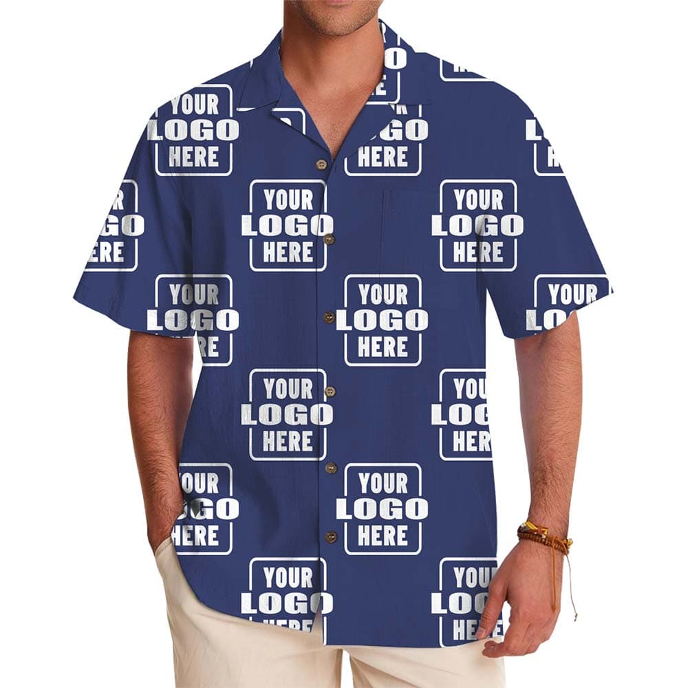 Custom Hawaiian Shirt With Big Logo And Color