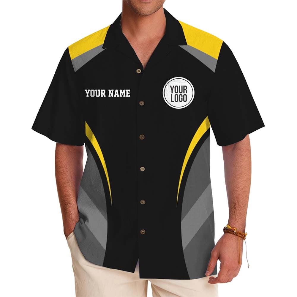 Custom Sport Team Button Up Shirt With Logo And Color